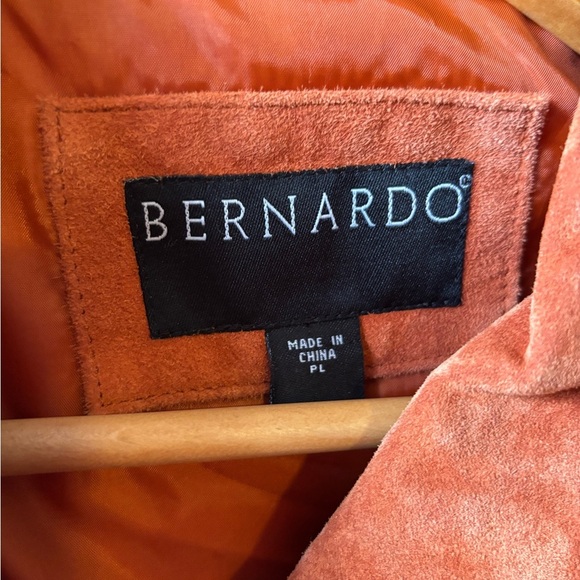 Bernardo Women's Orange Suede Jacket NWT - Picture 8 of 11